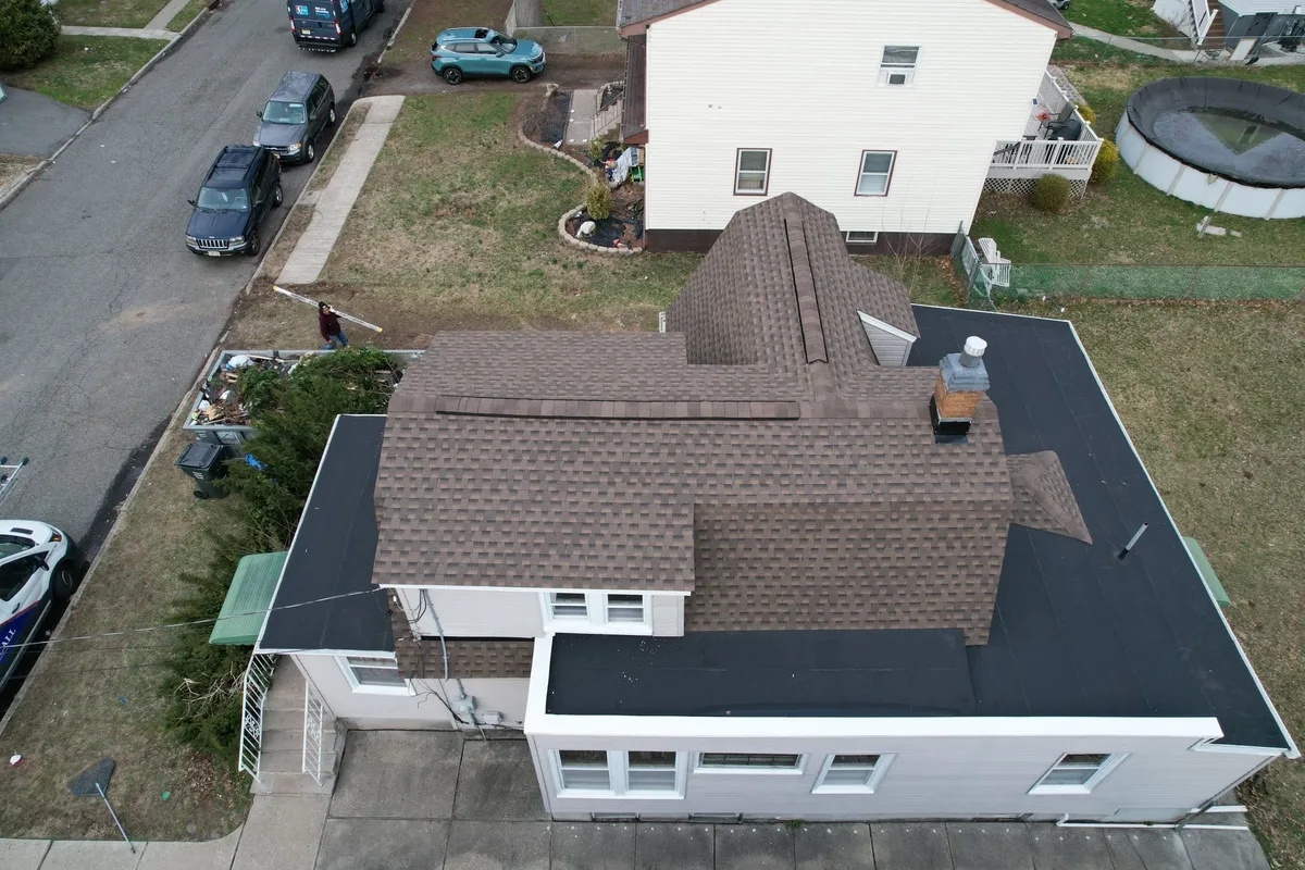 Full completed residential roof replacement project in El Cajon